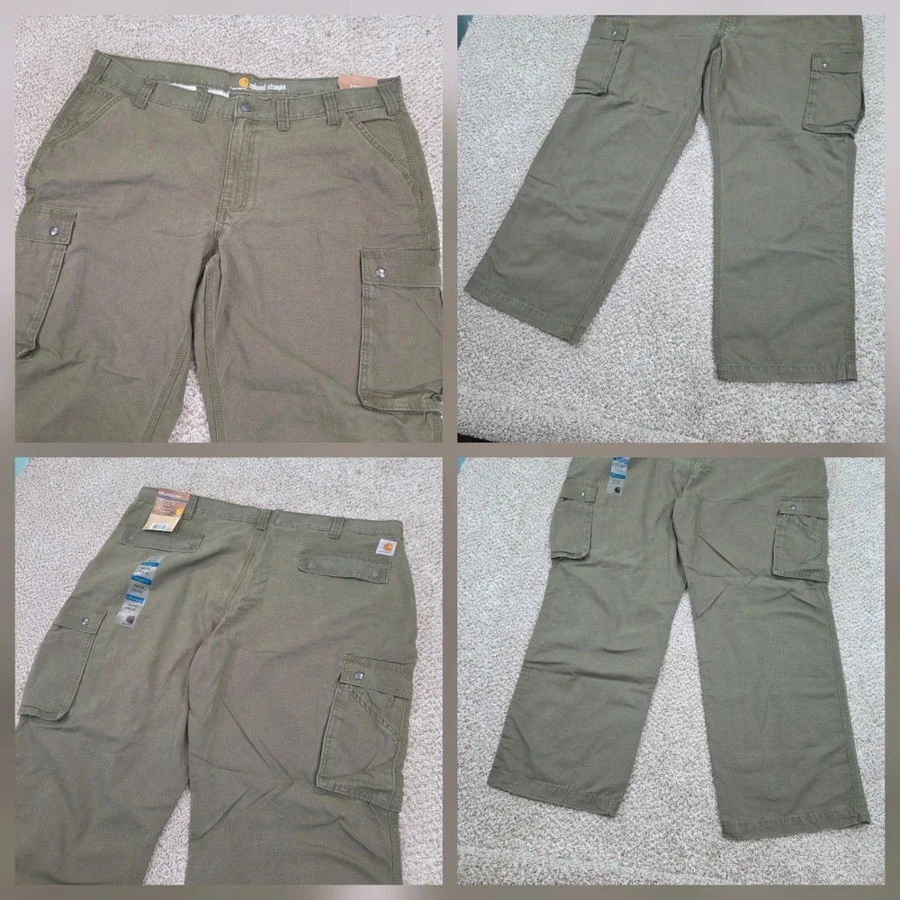 Carhartt Rugged Cargo Pants Mens 44x30 Moss Green 100272 301 Relaxed Fit Work